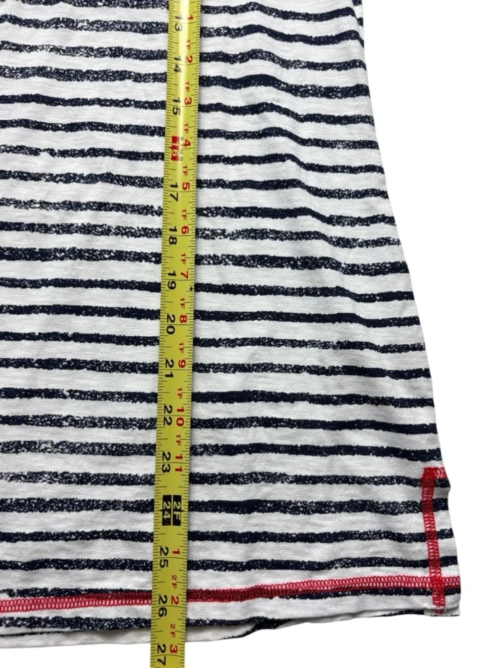 NEW Soft Surroundings Lots of Love Striped 3/4 SIv Je Taime Knit Tunic XS - Picture 8 of 10
